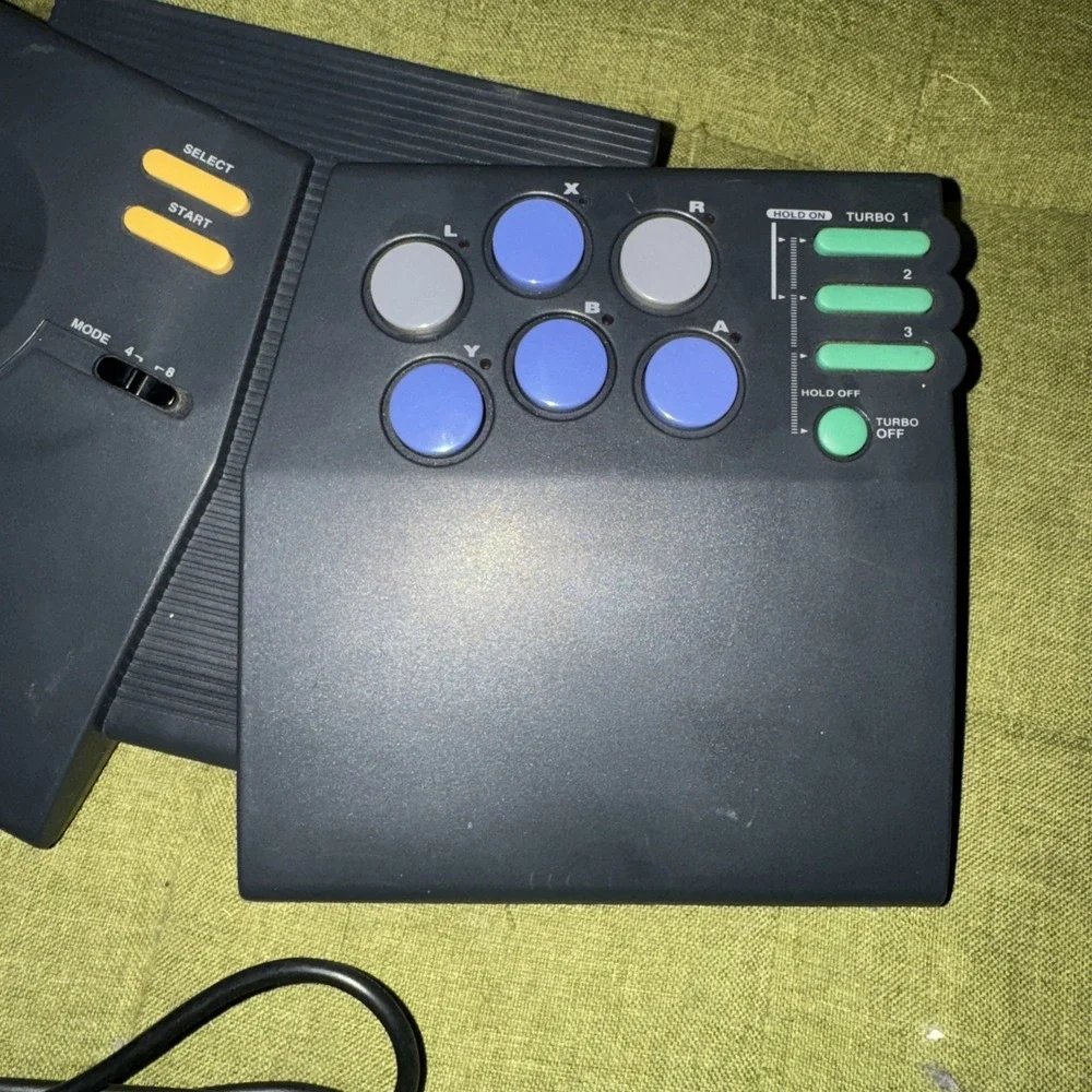 Capcom Power Stick Fighter CPS-A10CA CPS Super Famicom Japan Stock w/ Cord SNES